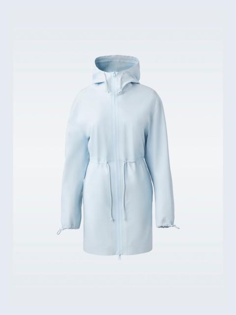 MACKAGE AUTUMN Monochromatic leather coat with hood