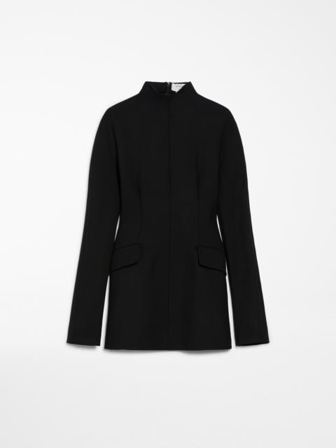 Sportmax TEFRITE12 Short stretch gabardine dress
