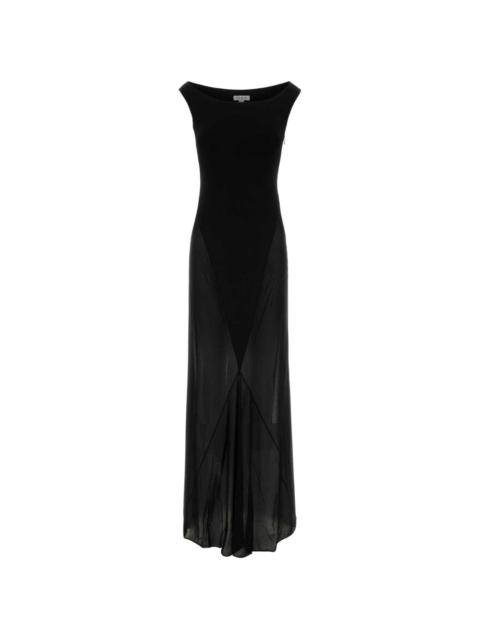 Alaïa sheer-panelled sleeveless dress