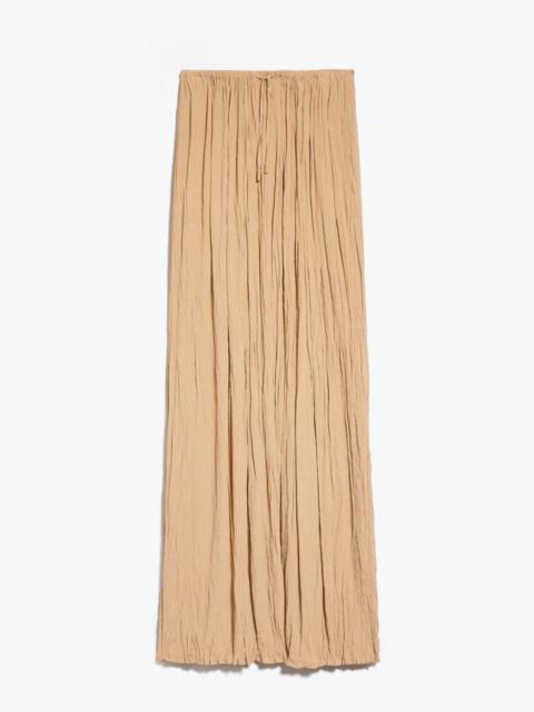 Max Mara RICERCA Long crepon skirt
