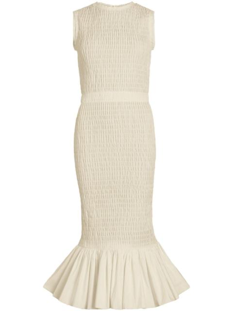 PATOU smocked dress