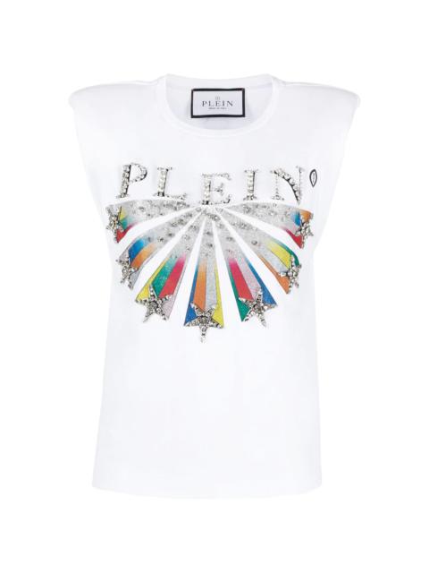PHILIPP PLEIN embellished logo-print T-shirt