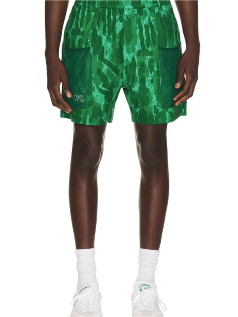 malbon x Golf & Bass Club Mesh Basket Pocket Short