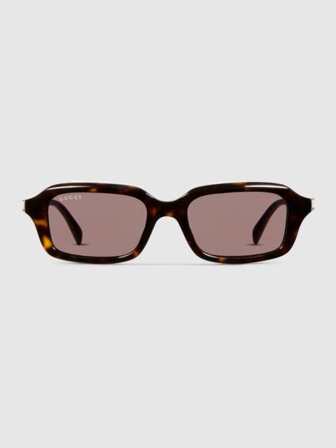 GUCCI Rectangular frame sunglasses
