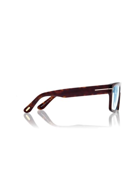 TOM FORD BLUE BLOCK RECTANGULAR OPTICALS