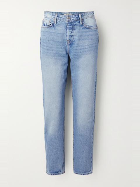 GRLFRND Devon high-rise straight-leg jeans