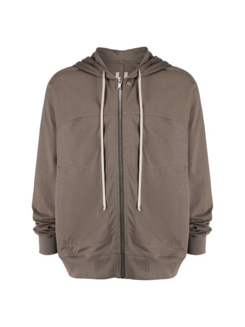 Rick Owens zip-up cotton hoodie