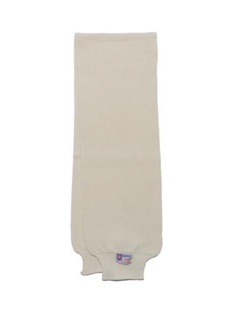 The Real McCoys MA24103 Scarf, Wool-Knit Ecru