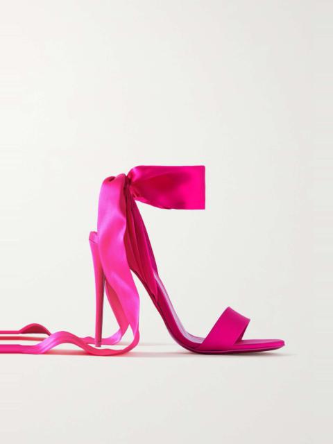 Christian Louboutin Sandale Du Desert 100 새틴 샌들