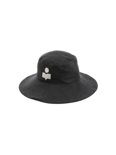 Isabel Marant Delya logo-embroidered bucket hat