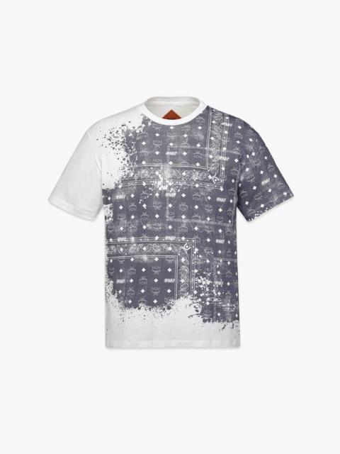 MCM MCM X KASINA Distressed Bandana Monogram Print T-Shirt