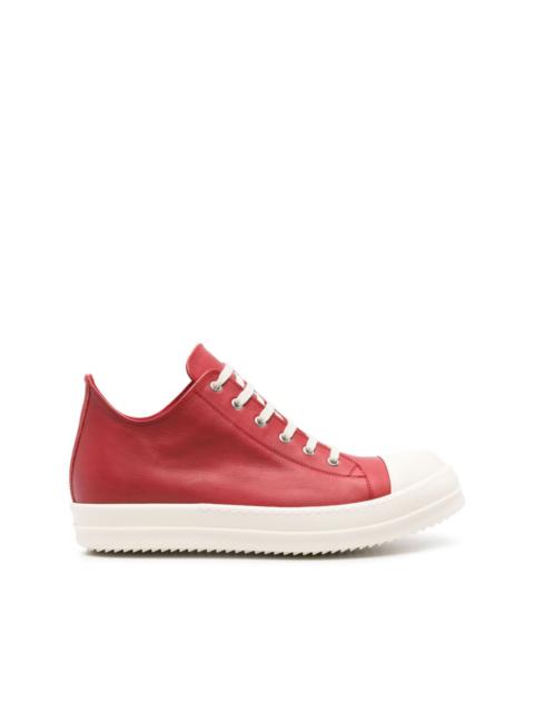Rick Owens rubber-toecap leather sneakers