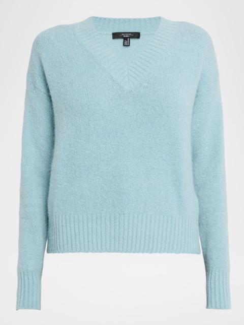WEEKEND Max Mara Visita Drop-Shoulder V-Neck Sweater