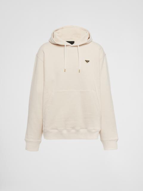 Cotton fleece hoodie