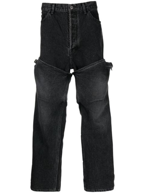 Ambush straight-leg panelled jeans