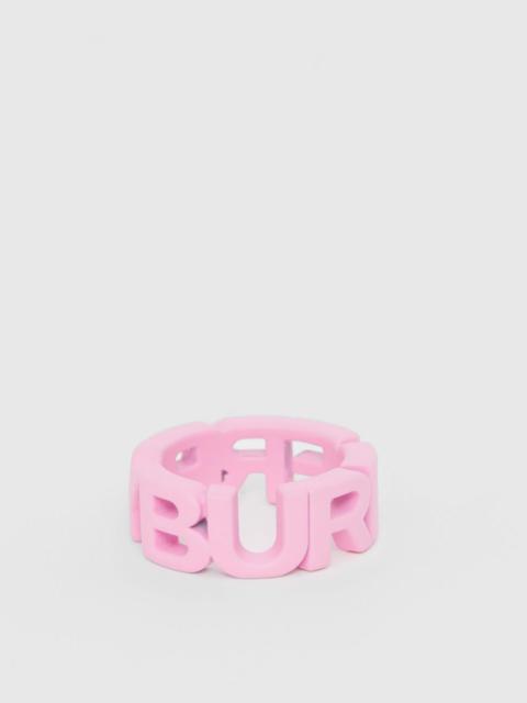 Burberry Varnished Logo Ring