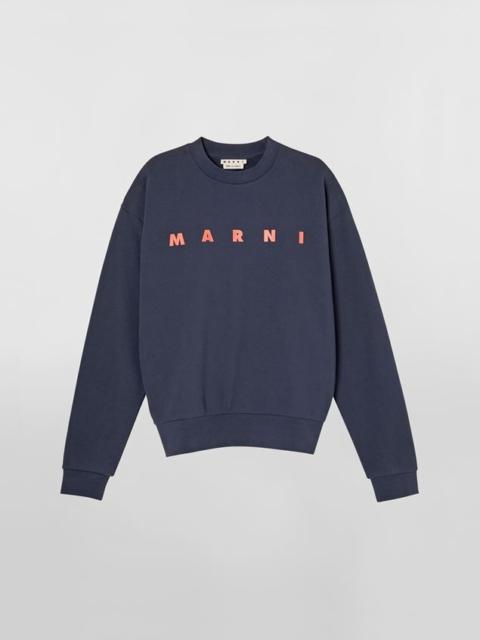 Marni COTTON SWEATSHIRT WITH MARNI LOGO