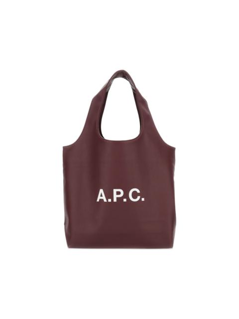 A.P.C. logo-print shoulder bag