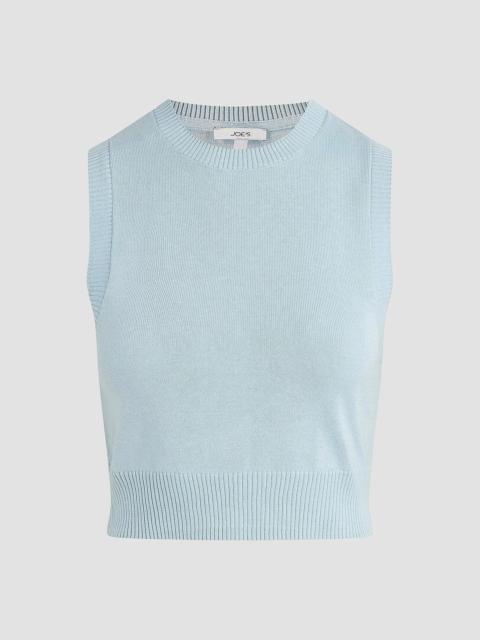 Joe's Jeans Women's The Laurel Shrunken Sweater Vest - Sky Blue