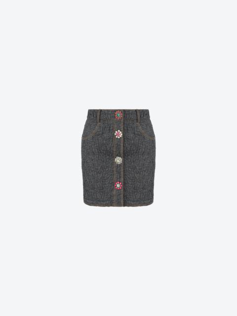 Moschino Heart button skirt | julianfashion | REVERSIBLE