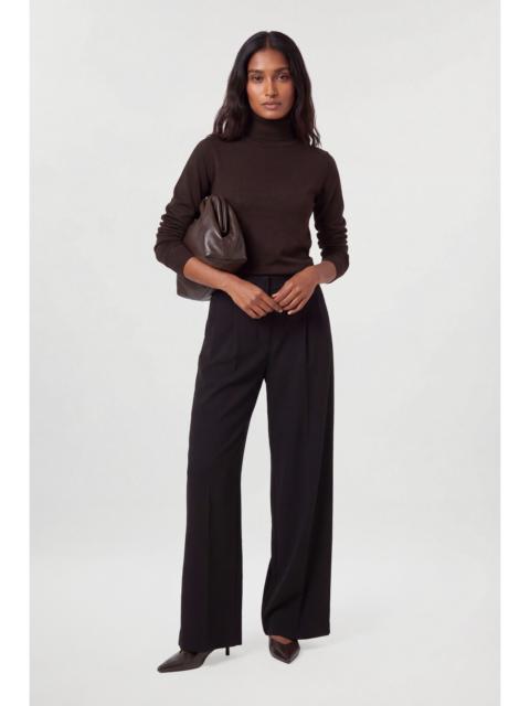 KAREN MILLEN Wool Look Rib Detail Knitted Skirt