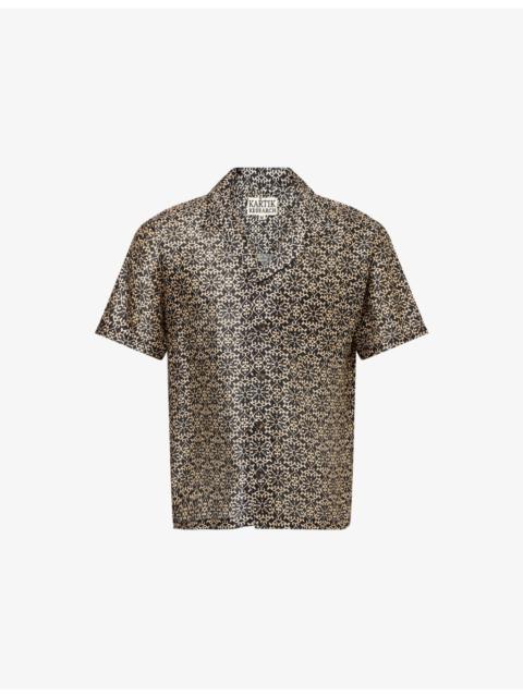 KARTIK RESEARCH Printed Camp Silk Shirt
