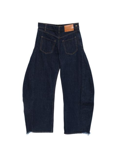 A.W.A.K.E. MODE Mirror side-insert jeans