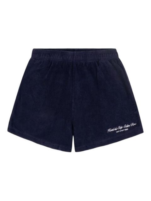 Sporty & Rich Eden Script shorts