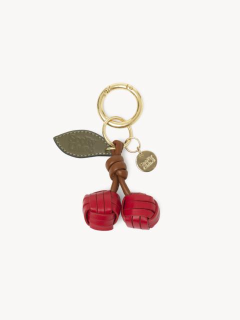 See by Chloé MY SBC CHERRY WOVEN KEY RING