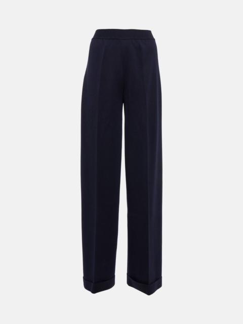 Cashmere and silk pants
