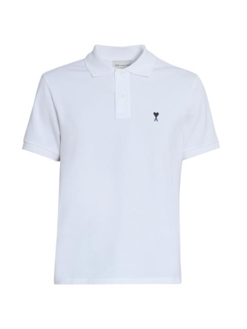 AMI Paris Men's ADC Logo Polo Shirt - Blanc