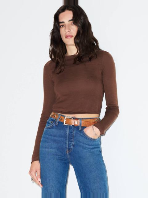 RE/DONE Nicki Pullover - Coffee Bean