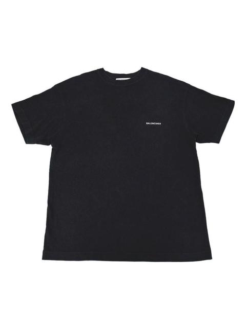 BALENCIAGA Balenciaga T-shirt 'Black' 613969TYK281000