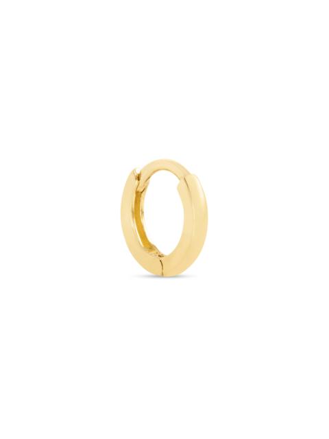 STONE AND STRAND Second Hole Teeny Gold Huggie Clicker Earring