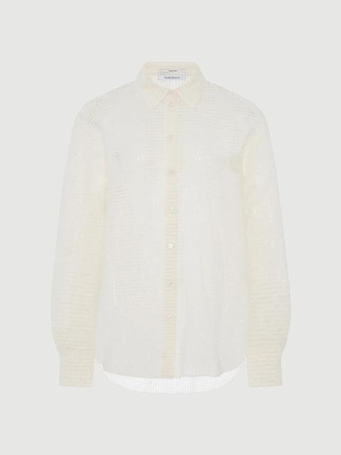 Another Tomorrow GINGHAM BLOUSE
