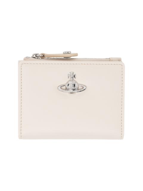 Vivienne Westwood Off-White Slim Flap Card Holder