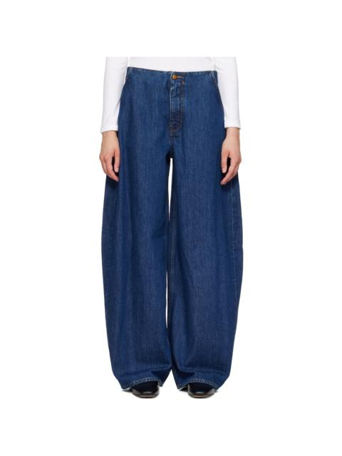 Jil Sander Navy Relaxed Lightweight Jeans