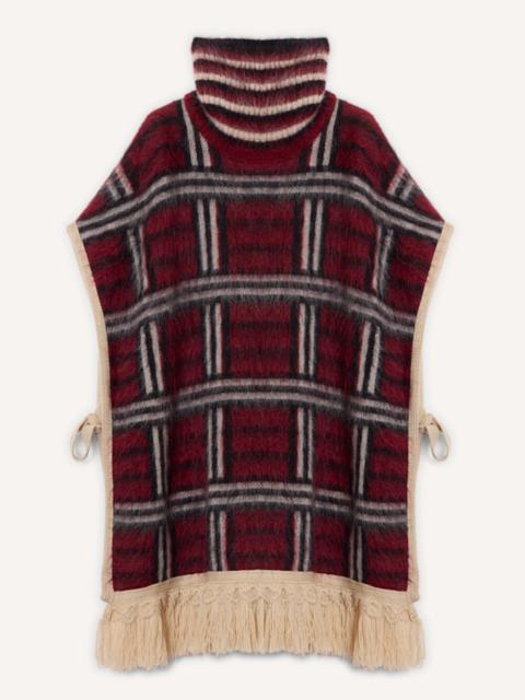 La DoubleJ Check Poncho