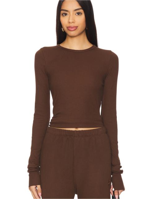 ÉTERNE Long Sleeve Fitted Top
