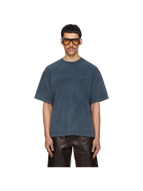 Off-White Navy Bookish Mar Skate T-shirt