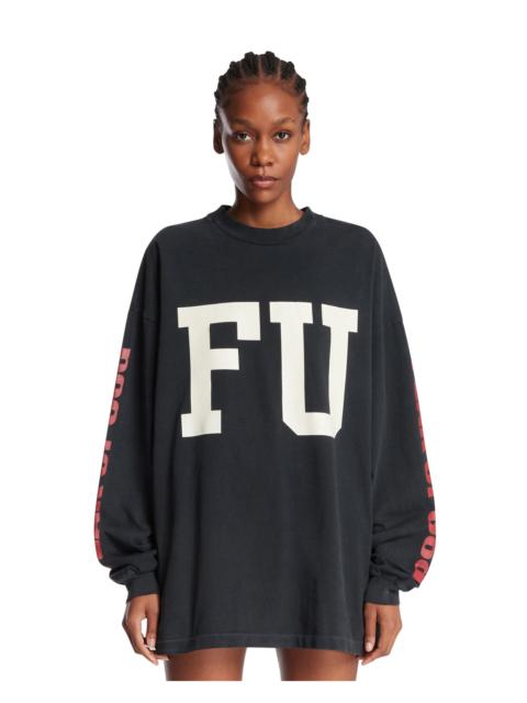 Fear of God Black Long Sleeve Printed T-Shirt