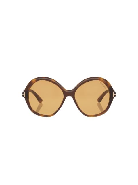 TOM FORD Annabelle round sunglasses