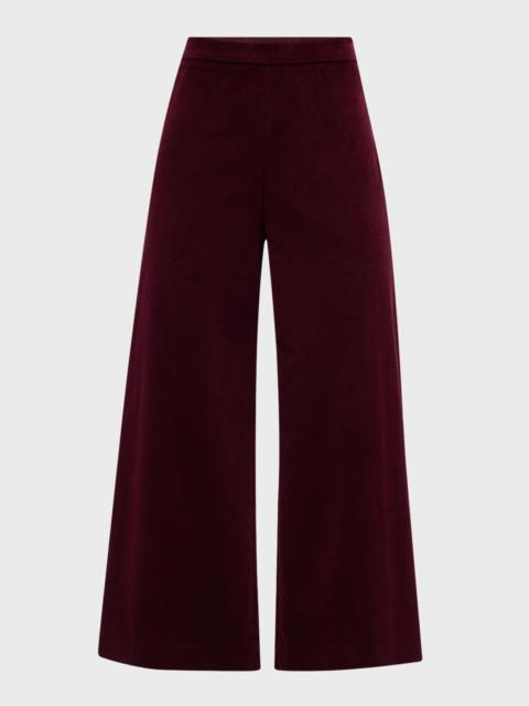FRAME Cropped Velvet Pants