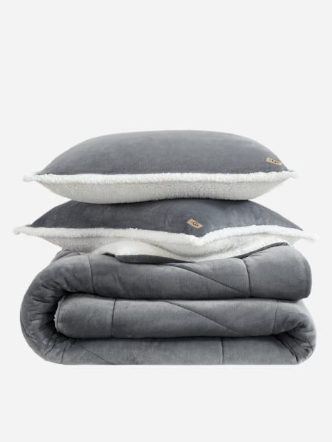 UGG ® Avery Comforter Set Twin/TXL Polyester Bedding in Seal Grey