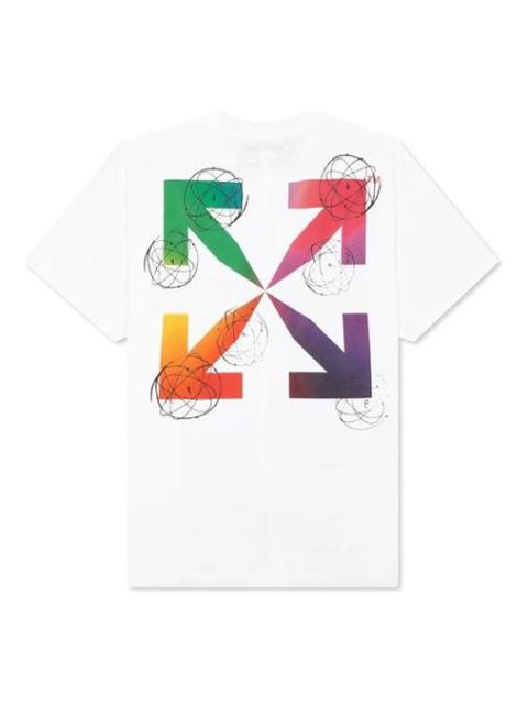 Off-White Off-White SS20 Futura Atoms Colorful Arrows Logo Oversize Short Sleeve OMAA038S201850520188