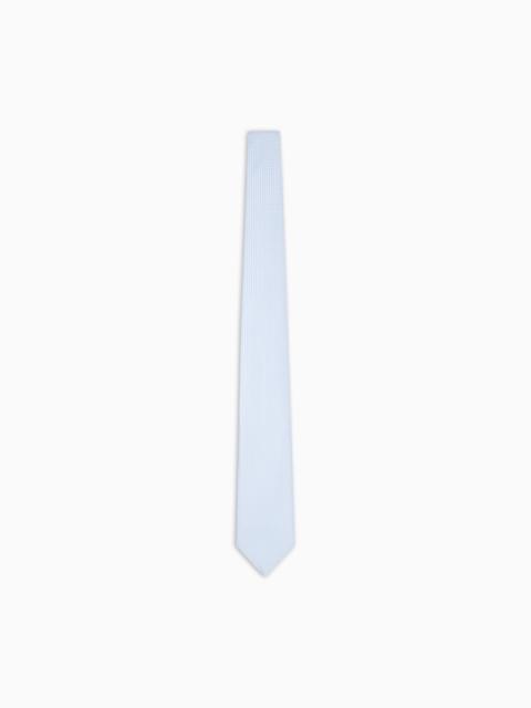 EMPORIO ARMANI TEXTURED PURE SILK TIE