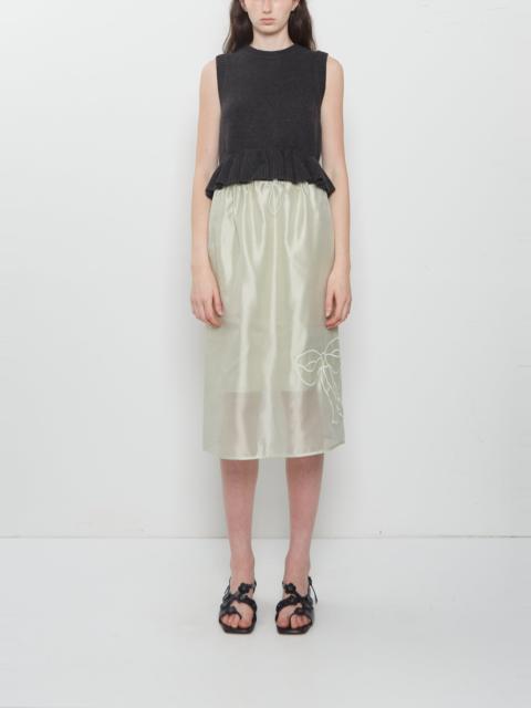 CECILIE BAHNSEN Bria Hybrid Organza Skirt