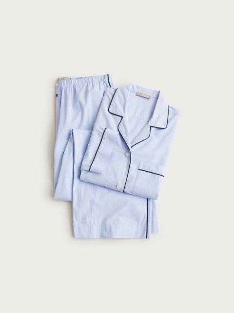 J.CREW Classic pajama pant set in end-on-end cotton