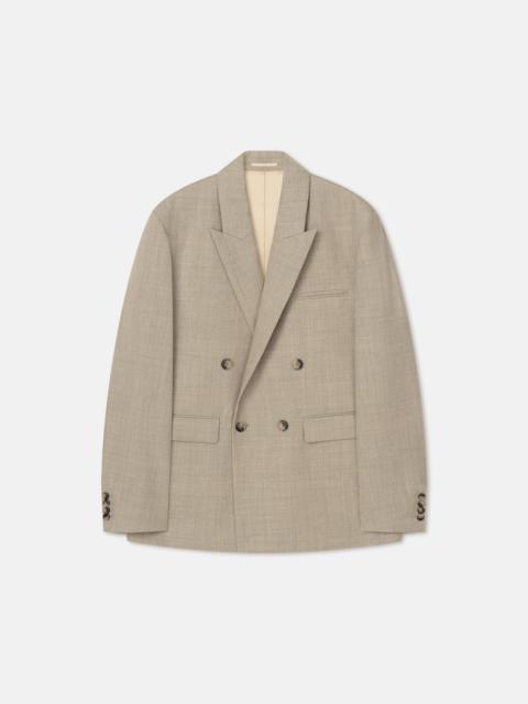 Nanushka Double Breasted Twill Suiting Blazer