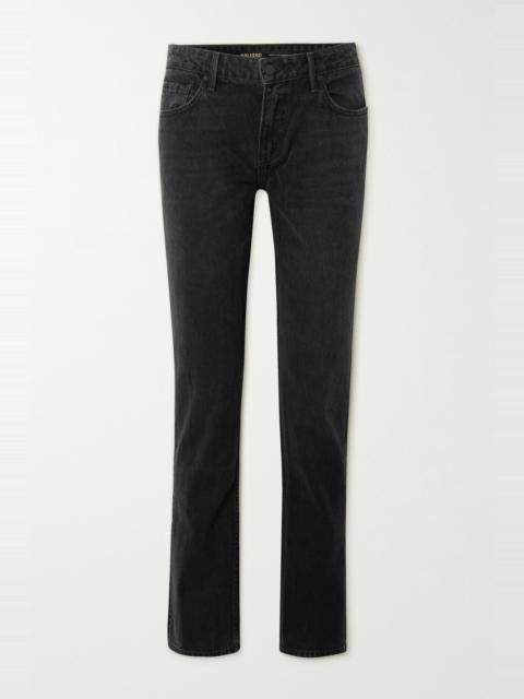 GRLFRND Hailey mid-rise straight-leg jeans